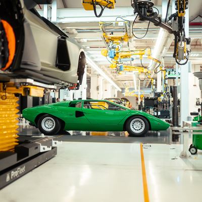 1974 2024 50 years since production of the first Lamborghini Countach