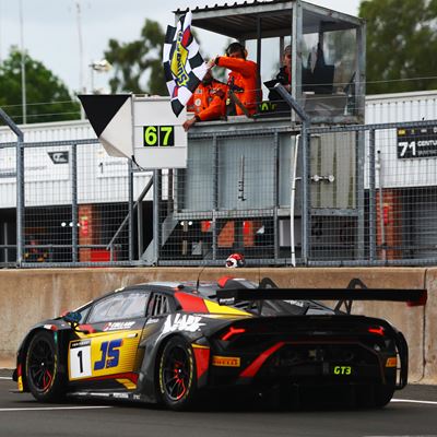 Lamborghini first British GT victory at Oulton Park
