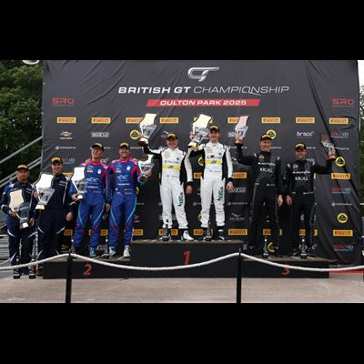 Lamborghini first British GT victory at Oulton Park