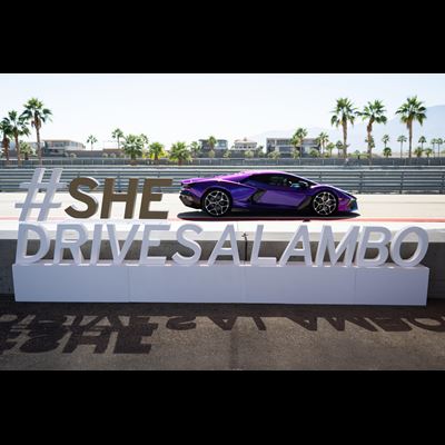 Automobili Lamborghini She Drives a Lambo