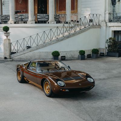 Lamborghini Polo Storico restoration at Anantara