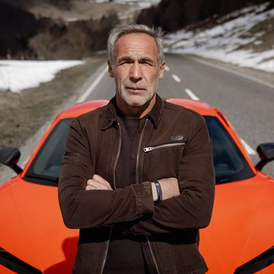 Lamborghini Temerario and Explorer Mike Horn