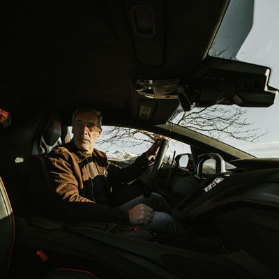 Lamborghini Temerario and Explorer Mike Horn