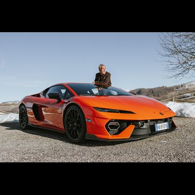 Lamborghini Temerario and Explorer Mike Horn