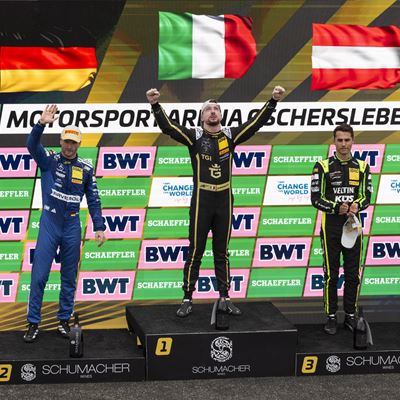 Lamborghini Temerario GT3 victory in second DTM race at Oschersleben