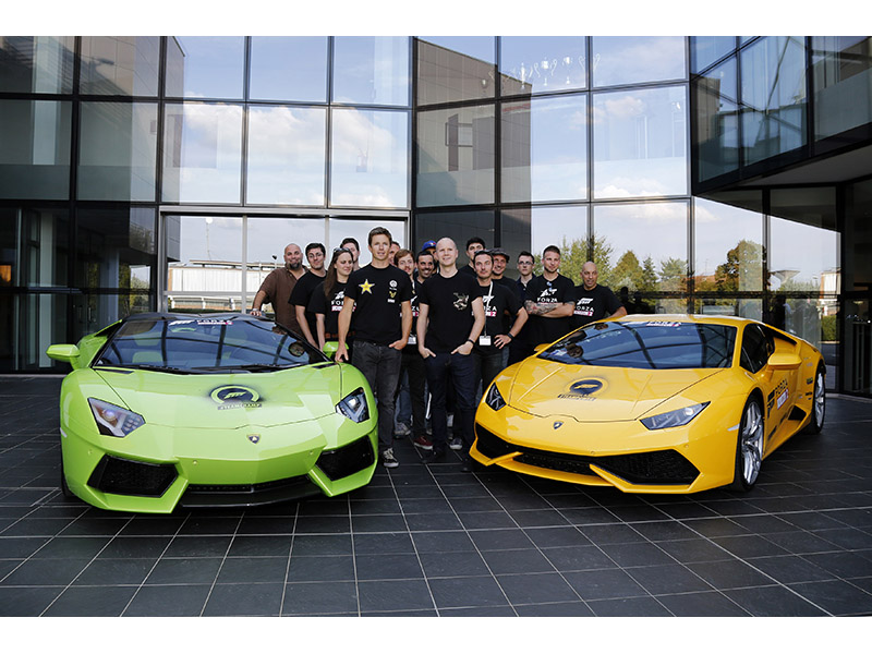 Lamborghini's Cars and the #ForzaFuel Teams Lamborghini's Cars and the #ForzaFuel Teams