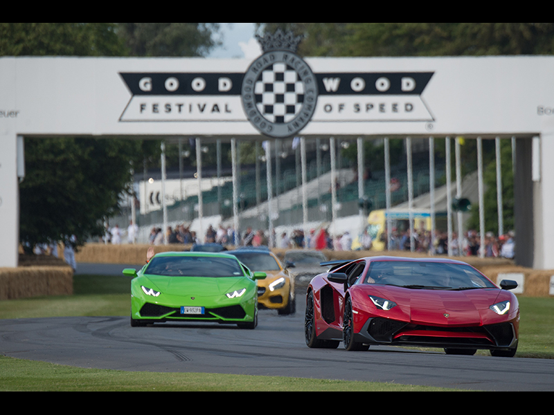 Lamborghini Aventador Superveloce and Huracán at Goodwood Festival of Speed 2015 Lamborghini Aventador Superveloce and Huracán at Goodwood Festival of Speed 2015