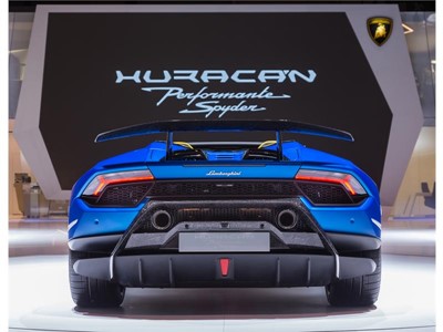 Huracàn performante spyder Geneva motor show 2018