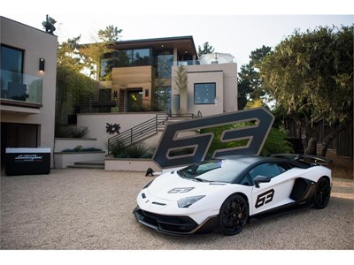 Aventador SVJ 63 at Lamborghini Lounge Monterey