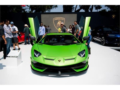 Presentation of Aventador SVJ at The Quail