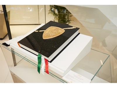 DNA Lamborghini book by D’Oro Collection at IAA 2019 in Frankfurt