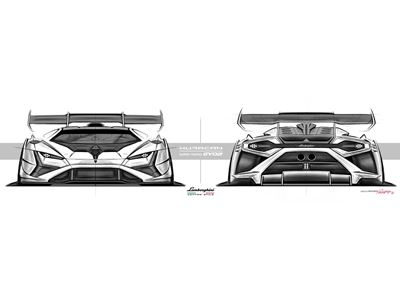 Lamborghini Huracán Super Trofeo EVO2 - Centro Stile - Sketches