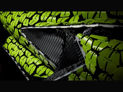 Life-size LEGO Technic Lamborghini Sian FKP 37