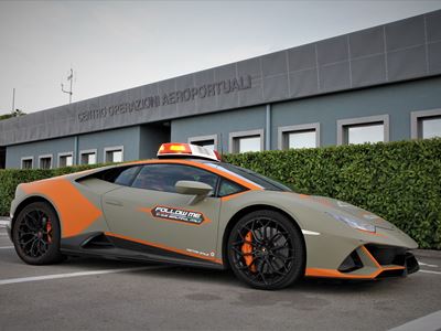 Lamborghini Huracán - Follow Me Car for Airport Marconi of Bologna