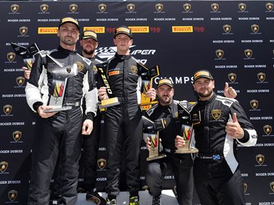 Lamborghini Super Trofeo Europe - race two overall podium
