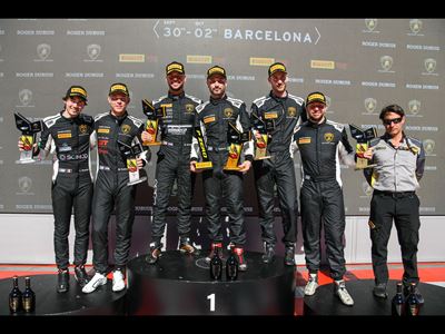 Lamborghini Super Trofeo Europe - Barcelona - race 2 podium