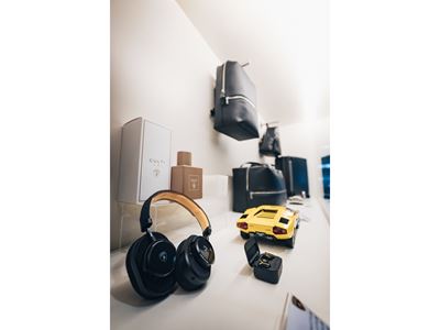 Lamborghini accessories at official corner at Bologna Airport (2)