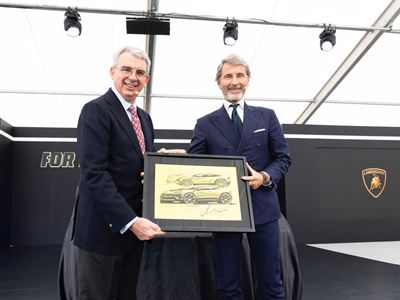 Lamborghini Day Japan Stephan Winkelmann and Italian Ambassador