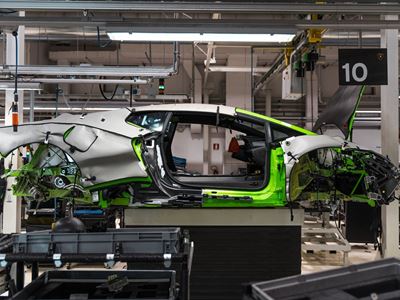 Automobili Lamborghini Huracan Assembly Line