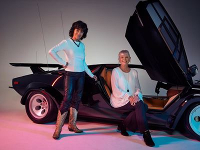 Countach Cannonball Run Adrienne Barbeau Tara Buckman
