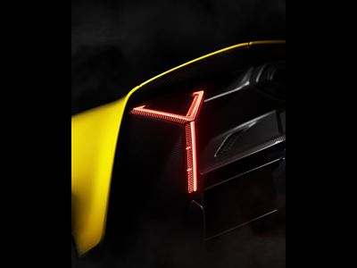 Lamborghini Fenomeno Details vertical Rear light