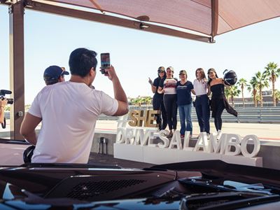 Automobili Lamborghini She Drives a Lambo