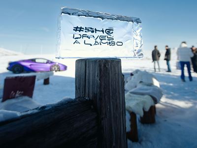 SHEdrivesaLambo Courchevel Edition