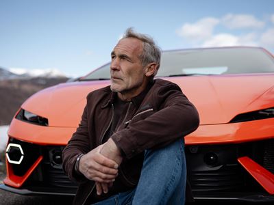 Lamborghini Temerario and Explorer Mike Horn