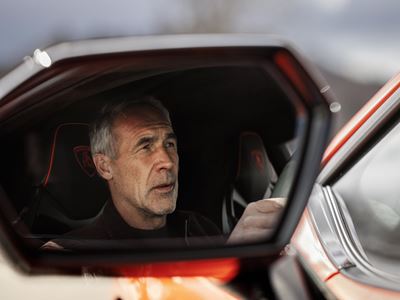 Lamborghini Temerario and Explorer Mike Horn