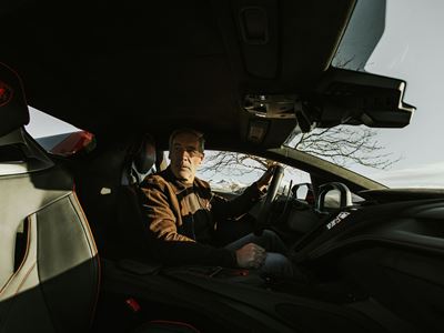 Lamborghini Temerario and Explorer Mike Horn