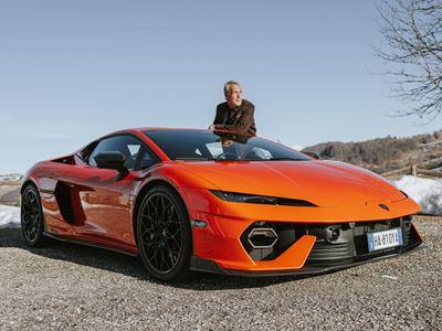 Lamborghini Temerario and Explorer Mike Horn
