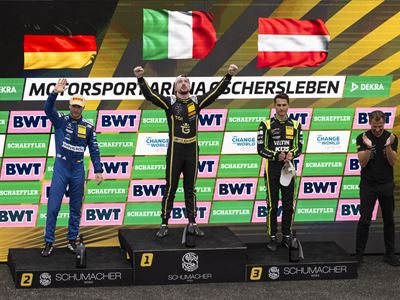 Lamborghini Temerario GT3 victory in second DTM race at Oschersleben