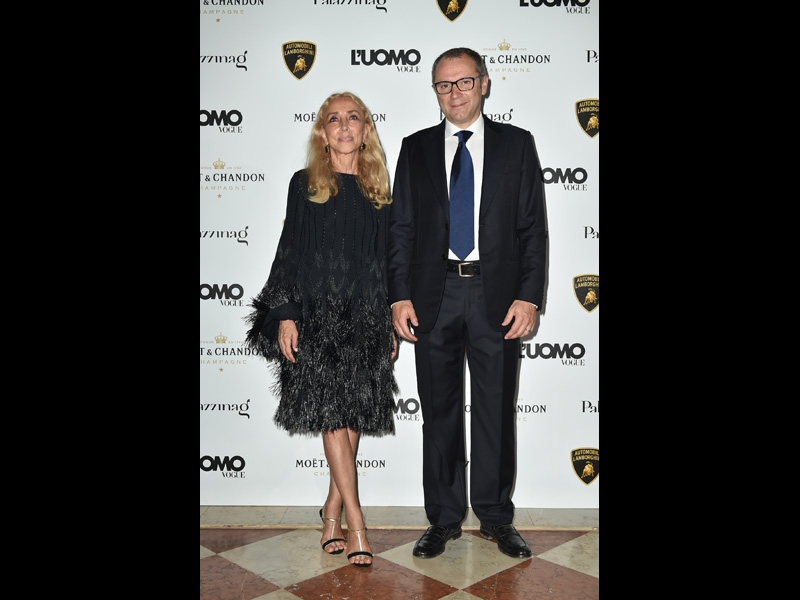 Franca Sozzani and Stefano Domenicali Franca Sozzani and Stefano Domenicali