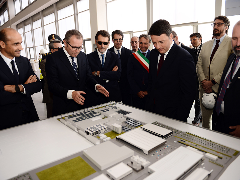 S. Domenicali illustrates the expansion for the SUV production S. Domenicali illustrates the expansion for the SUV production