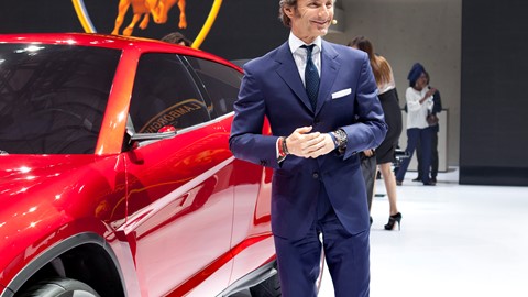 Mr.Stephan Winkelmann, President & CEO of Lamborghini at 2012 Beijing International Auto Show