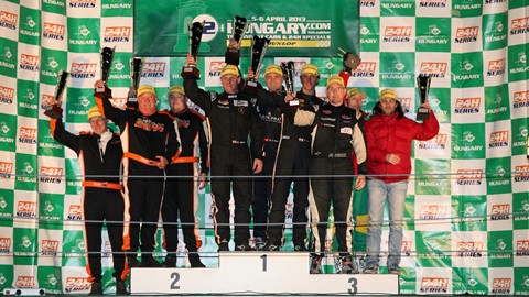 Blancpain Lamborghini GT3 Wins on Debut in the Hungary 12hrs