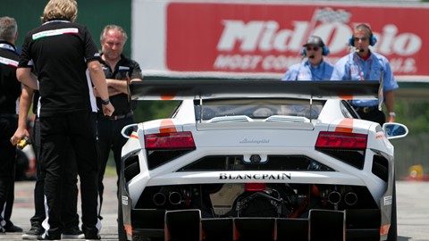 Lamborghini Blancpain Super Trofeo on track at Mid-Ohio