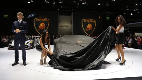 Lamborghini Press Conference at 2013 Frankfurt Motor Show