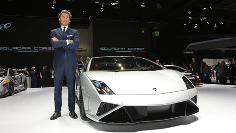 Lamborghini Press Conference at 2013 Frankfurt Motor Show 5
