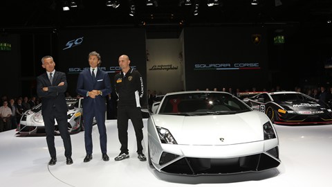 Lamborghini Press Conference at 2013 Frankfurt Motor Show 7