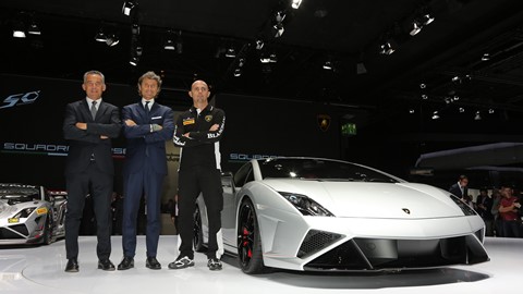Lamborghini Press Conference at 2013 Frankfurt Motor Show 9