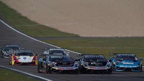 The battles in race two extended down the field