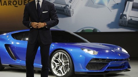 Stephan Winkelmann, President and CEO of Automobili Lamborghini and New Lamborghini Asterion LPI 910-4