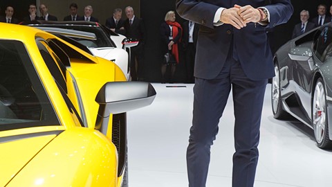 Lamborghini Press Conference at the 2015 Geneva Motor Show