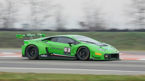 The Lamborghini Huracán GT3 debuts in the Blancpain Endurance Series test in Paul Ricard