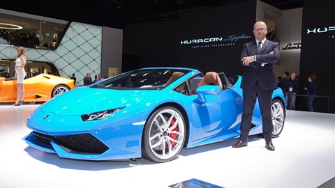 Filippo Perini, Head of Design, and the New Lamborghini Huracán LP 610-4 Spyder
