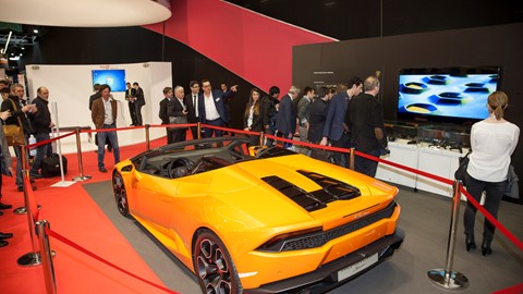 The Lamborghini Stand at JEC Composite