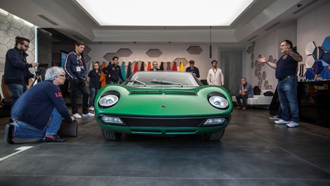 The green Miura restored by PoloStorico 1