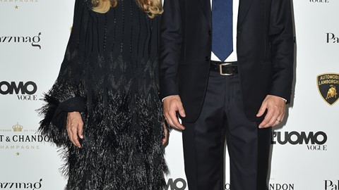Franca Sozzani and Stefano Domenicali