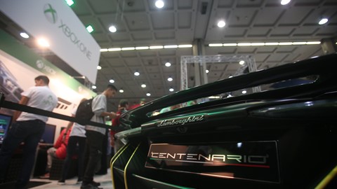 Detail of Lamborghini Centenario at MGW